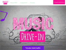 Tablet Screenshot of musicdrivein.com